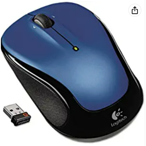 Logitech Compact Wireless Mouse Blue