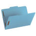 Smead Fastener File Folder, 2 Fasteners, Reinforced 1/3-Cut Tab, Letter Size, Blue, 50 per Box 