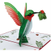 Holiday Hummingbird Pop-Up Card Lovepop