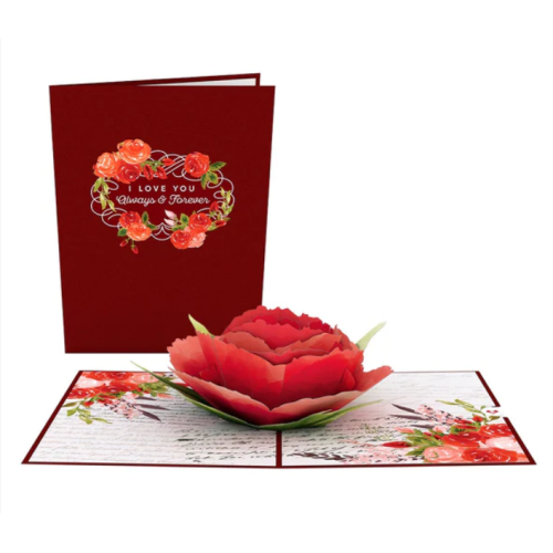 Love Rose Bloom Pop-Up Card Lovepop 