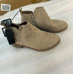 Time and Try Women's Faux Suede Ankle Boots wide width available Size 7