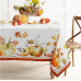 Tablecloth Autumn Pumpkin Table Cloths Fall Thanksgiving Oblong/ Oval Tablecloth Waterproof,Anti-Wrinkle,Easy To Wash,Reusable Polyester Table Cover For Thanksgiving & Fall Decorations 