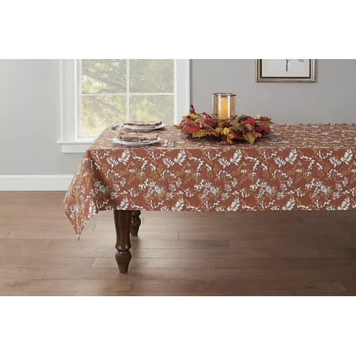 Autumn Foliage 60"x120" Oblong Tablecloth Multi-Color