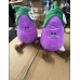 Mikey the Joyful Eggplant | 15″-L Huggable Friends set of 2