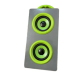 iFlavor Trendy Gray & Green Portable Speaker - Portable Fashion Speaker