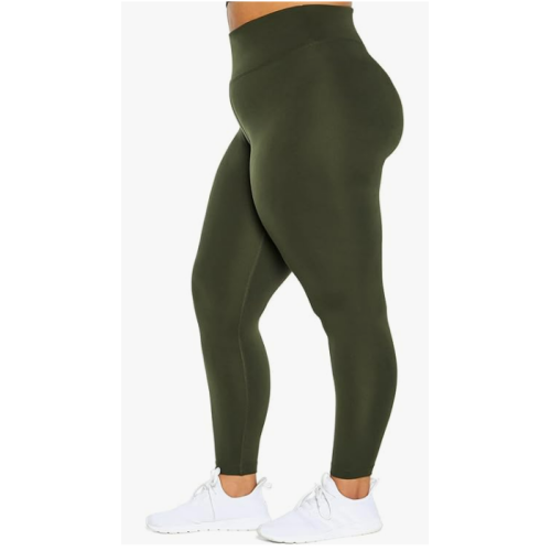 Balance Collection Women's Plus Size 3X Easy Flex Luxe High Rise Ankle Legging 