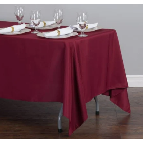 Studio 3B Chambray Tablecloth with Contrast Stitch 60 in x 120 in