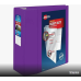 Avery Heavy-Duty View 3 Ring Binder, 5 Inch One Touch EZD Rings, 2.3/4.8 Inch Spine, 1 Purple Binder (79816) (Pack of 4)