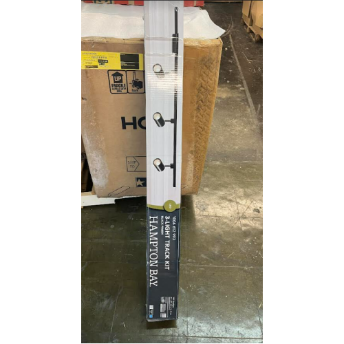 Charge 4 ft. Black Integrated LED Ceiling Line Voltage H Track Lighting Kit with 3 H Track Round Heads