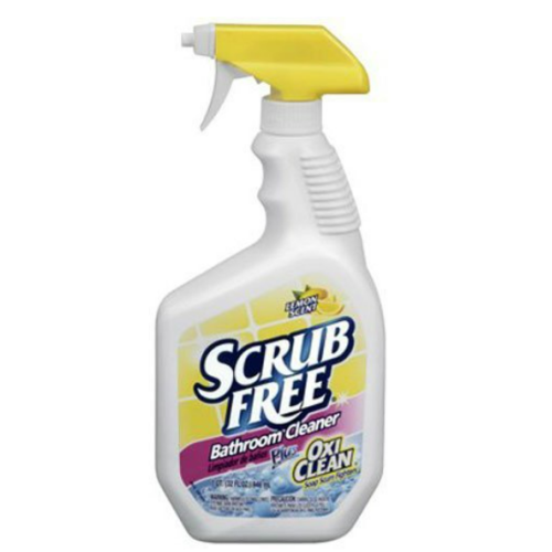 Scrub Free Bathroom Cleaner with Oxi Clean, Lemon Scent, 32 oz pack of 3