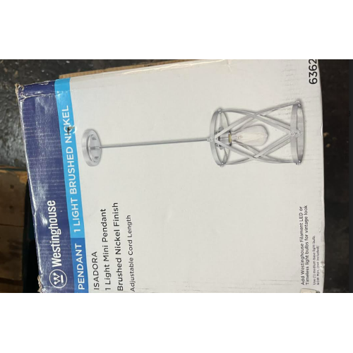 Westinghouse Isadora Single Light 7" Wide Cage Mini Pendant