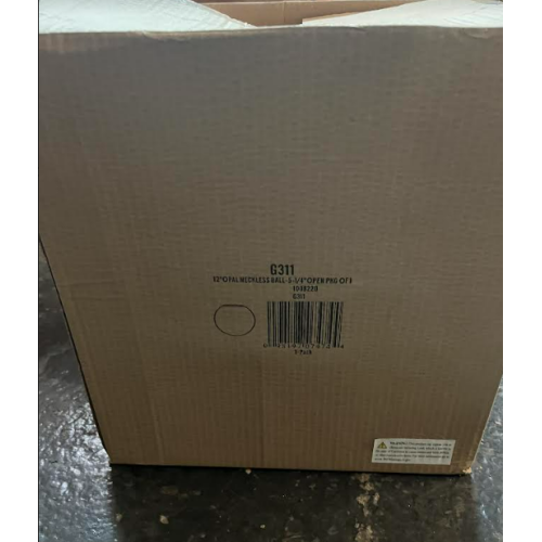 5 1/4" fitter WHITE OPAL GLASS BALL GLOBE SHADE Neckless 