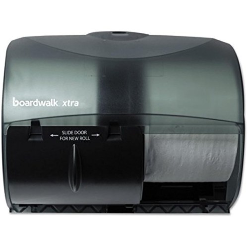 Boardwalk 47Green Boardwalk Xtra 2-Roll Controlled Bath Tissue Dispenser