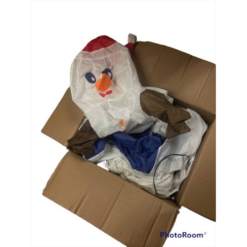 blow - up snowman 7 ft