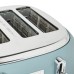 HIGHCLERE POOLE BLUE 4-SLICE TOASTER
