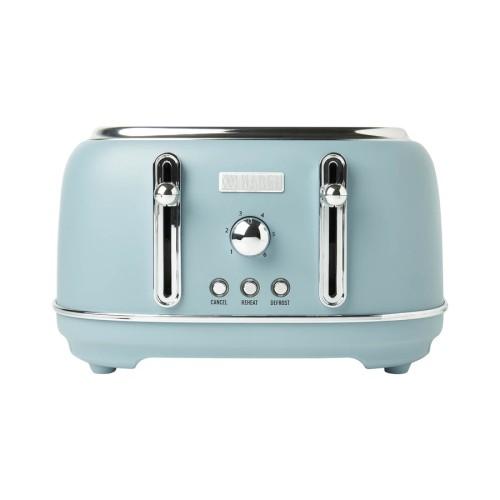 HIGHCLERE POOLE BLUE 4-SLICE TOASTER