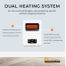 Dr Infrared Heater DR-908 HeatStyle 2-Way Wall Mount or Portable Space Heater, Energy Saving Dual-Heat System, Child and Pet Safe, Powerful 1500 Watt Space Heater $139.00