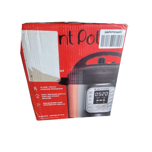 Instant Pot 112-0170-01 - 6Qt Duo Pressure Cooker - Silver