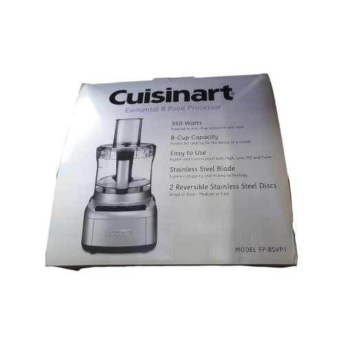 Cuisinart Elemental 8 Food Processor  Stainless Steel 
