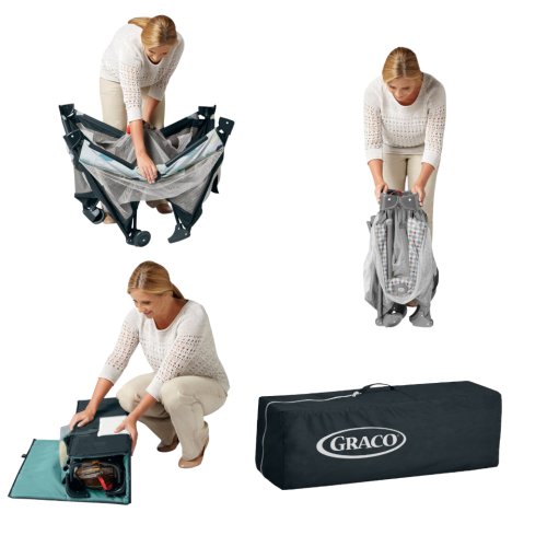 Graco Pack 'n Play Playard with Automatic Folding Feet, Stratus