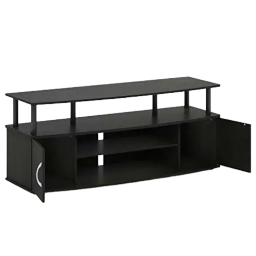  Furinno JAYA Large Entertainment Stand for TV Up to 55 Inch, Blackwood, B01K