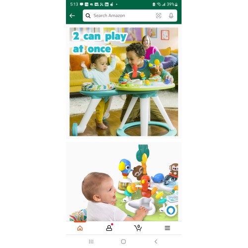 The Around We Go 2-in-1 Walk-Around Activity Center 