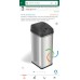 iTouchless 13 Gallon Kitchen Trash Can with AbsorbX Odor Filter System, Powered by Batteries (not Included) or Optional AC Adapter (Sold Separately), Original Stainless Steel