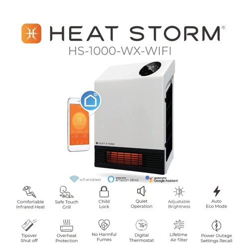 Heat Storm Smart Heater Wall Mount