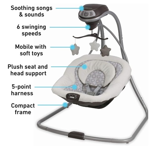 Graco Simple Sway Swing Abbington