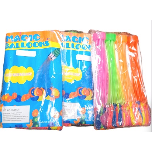 MAGIC BALLOONS  3 PACKS OF 4 SETS