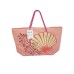 Paradise Bag Pink Tote Seashell and Sparkle