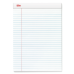 Office Depot® Brand Perforated Writing Pads, 8-1/2" x 14", Legal Ruled, 50 Sheets, White, Pack Of 4 Pads