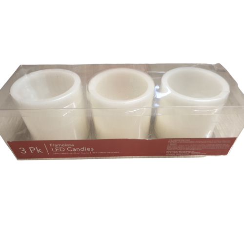 Flameless led candles 3 pack