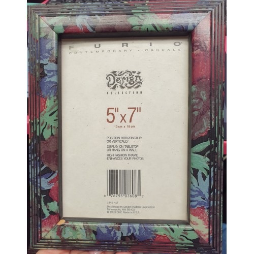 Flowers Print Photo Frame