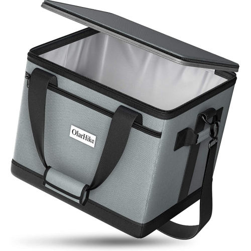 OlarHike Cooler Bag Lunch Bag, Collapsible and Insulated Lunch Box Leakproof Cooler Bag for Camping, Picnic, BBQ 
