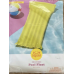 Sun Squad Inflatable Yellow Pool Float w/ Built In Pillow 67" L & 25" W B238