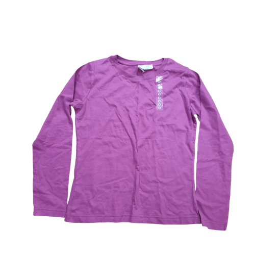 100 % cotton easy tear label long sleeve