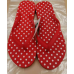 Shade & Shore Women's Sandals Flip Flop Brynn Red Size