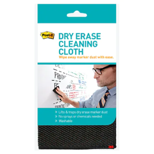 Post-it® Dry Erase Cleaning Cloth, Gray (DEFCLOTH) Pack of 5
