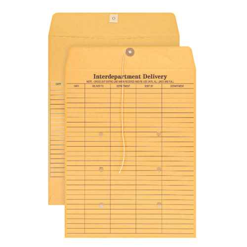 Office Depot® Brand Interdepartment Envelopes, 10" x 13", Brown Kraft, Box Of 100