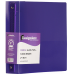 JAM Paper Designders 2" 3-Ring Flexible Poly Binders, Purple Glass Twill 
