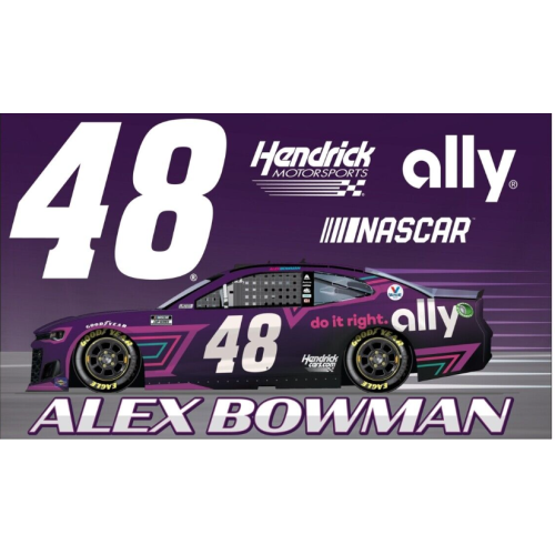 Alex Bowman 48 Nascar Cup Series 3X5 Flag New For 2021