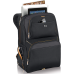 Solo New York Everyday Backpack with 17.3" Laptop Compartment, Black/Orange