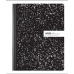 Composition Notebook, 2 Pack, Wide Ruled Paper, 9-3/4" x 7-1/2", 100 Sheets per Notebook, Black Marble