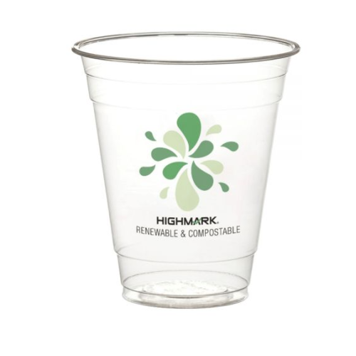 Highmark ECO Plastic Cups, 12 Oz, Clear, Pack Of 100