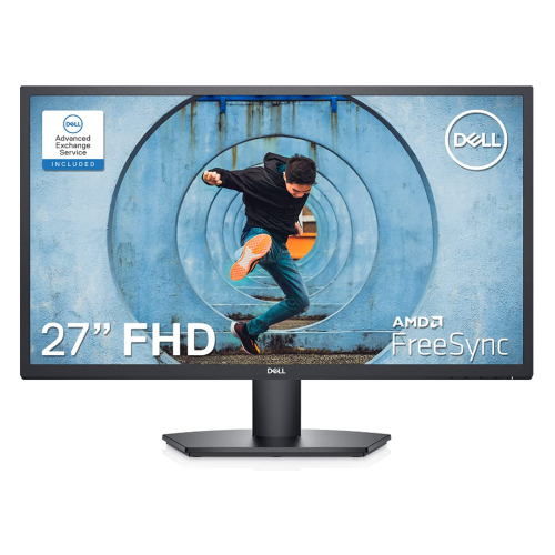 Dell 27 inch Monitor FHD (1920 x 1080) 16:9 Ratio with Comfortview (TUV-Certified), 75Hz Refresh Rate, 16.7 Million Colors, Anti-Glare Screen with 3H Hardness, Black - SE2722HX