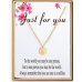 SANNYRA Initial Necklaces for Women, 18K 26 Capital A-Z Gold Silver Rose Plated Letter Necklace Disc Double Side Pendant, Dainty Adjustable Alphabet Pendant, Birthday Christmas Jewelry Gift for Her