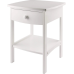 Winsome Wood Claire Accent Table, White 18"D x 18"W x 22"H