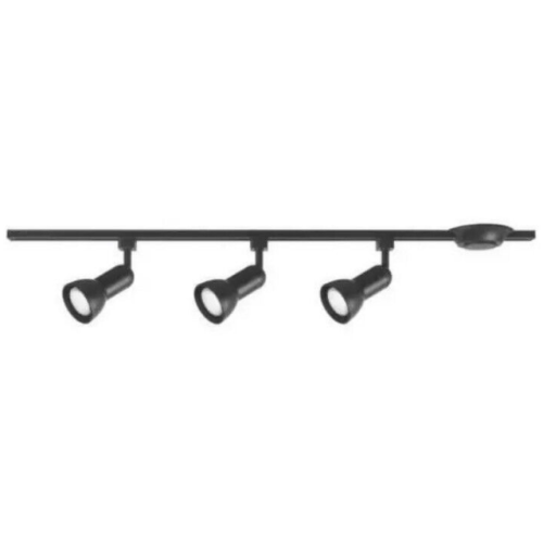Hampton Bay 44 in. 3-Light Black Step Head Track Kit 1004 612 890 Hampton Bay 44 in. 3-Light Black Step Head Track Kit 1004 612 890