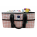 Early Hugs Baby Diaper Caddy Organizer, Nursery Storage, Baby Gift Basket, Pink & White Plaid Early Hugs Baby Diaper Caddy Organizer, Nursery Storage, Baby Gift Basket, Pink & White Plaid